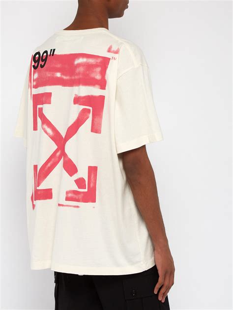 farfetch t shirts|off white graphic t shirt.